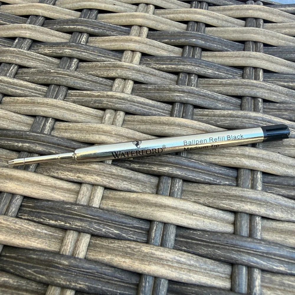 Marquis Waterford Arcadia II Dollar Sign Emblem Chrome Ballpoint Pen w Box